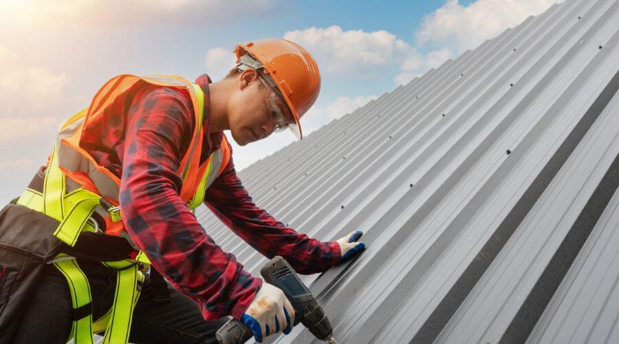 Expert tile roof repair services in New Douglas, IL